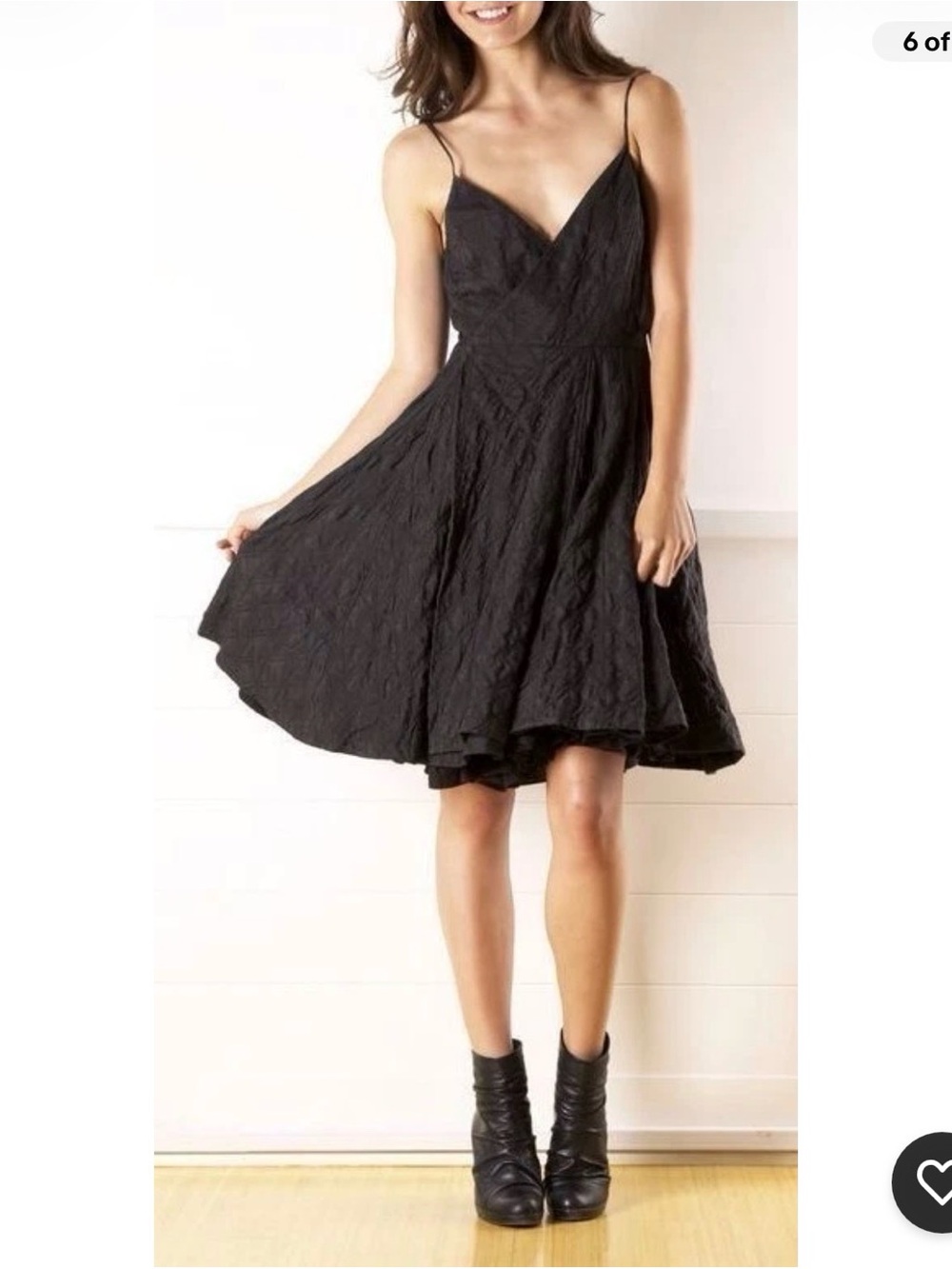 Allsaints Spitalfields Hand Dyed Silk Quilted Flag Dress